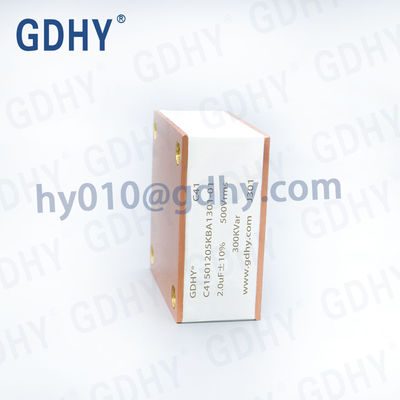 2.0UF 500V Water Cooled Capacitor High Frequency Welder Solid State Resonant Tank