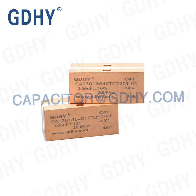 Polypropylene Film 0.66UF 200Kvar Conduction Cooled Capacitor